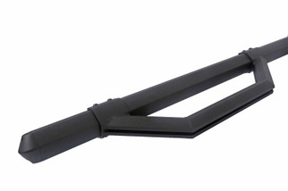 Dee Zee 99-23 Chevrolet/GMC/Dodge/Ford Full Size Truck Hex Series - Crew Cab Side Steps (Txt Blk)