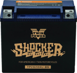 Twin Power YTX-20HL Shocker Gel Battery Replaces H-D 65989-97A 310 CCA