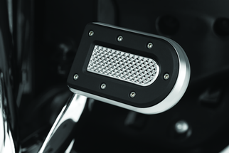 Kuryakyn Heavy Industry Brake Pedal Pad FL Models Chrome