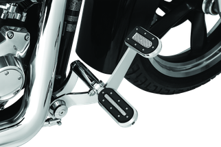 Kuryakyn Heavy Industry Brake Pedal Pad FX Models Chrome