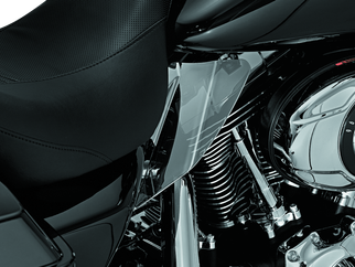 Kuryakyn Saddle Shields Heat Deflectors 08 Touring Smoke