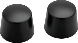 Kuryakyn Front Axle Nut Caps Satin Black