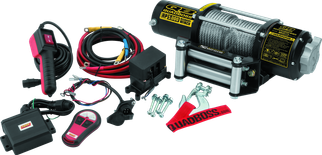 QuadBoss Winch Kit - 50ft Cable - 3.8hp - Roller Fairlead - Wireless Remote - 5000lb