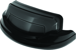 Kuryakyn Tracer Rear Fender Tip Light Gloss Black Smoke Lens