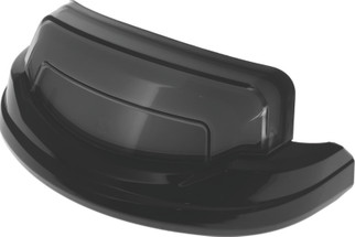 Kuryakyn Tracer Rear Fender Tip Light Gloss Black Smoke Lens