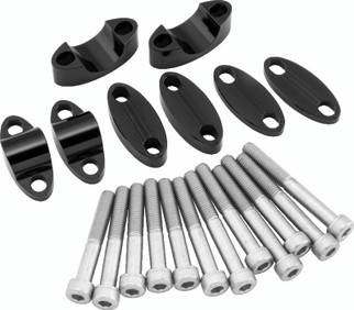 BikeMaster Aluminum Handlebar Riser 1in - Black