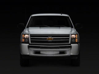 Raxiom 07-13 Chevrolet Silverado 1500 Euro Headlights- Black Housing (Clear Lens)