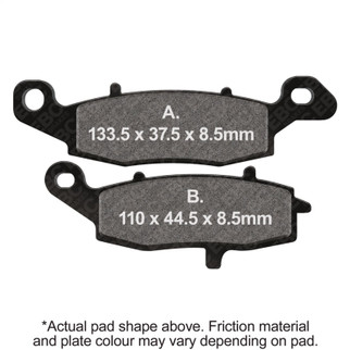 EBC 09-10 Kawasaki ER 6N ER 650 Front Left/Right Sintered HH Brake Pads