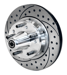 Wilwood Pro-Series Front Hub & Rotor Kit Drilled 75-80 Granada