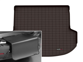 WeatherTech 2021+ Hyundai Santa Fe Hybrid Cargo With Bumper Protector - Cocoa