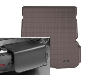 WeatherTech 2020+ Mercedes-Benz GLS-Class Cargo With Bumper Protector - Cocoa