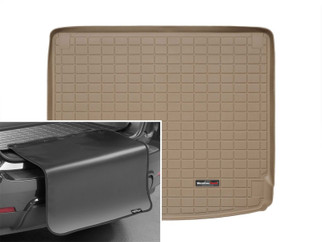 WeatherTech 11-16 Porsche Cayenne Cargo With Bumper Protector - Tan