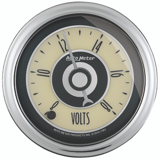 AutoMeter Gauge Voltmeter 2-1/16in. 18V Digital Stepper Motor Cruiser Ad