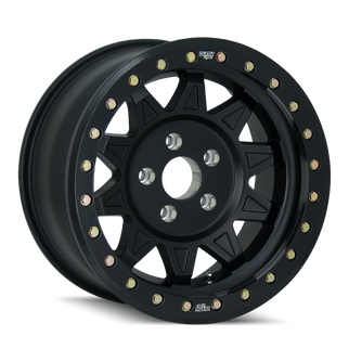 Dirty Life 9302 Roadkill Race 17x9/8x165.1 BP/-14mm Offset/130.8mm Hub Matte Black Wheel - Beadlock