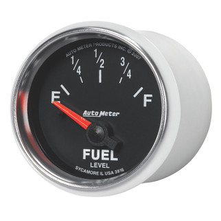 AutoMeter Gauge Fuel Level 2-1/16in. 240 Ohm(e) to 33 Ohm(f) Elec Gs