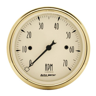 AutoMeter Gauge Fuel Level 2-1/16in. 0 Ohm(e) to 30 Ohm(f) Elec Golden Oldies
