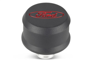 Ford Racing Slant Edge Breather - Black/Red