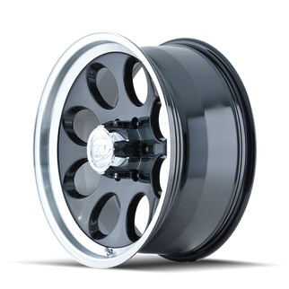 ION Type 171 18x9 / 6x139.7 BP / 0mm Offset / 106mm Hub Black/Machined Wheel