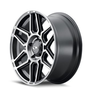 ION Type 146 17x9 / 8x170 BP / 0mm Offset / 125.2mm Hub Matte Black W/Machined Dart Tint Wheel