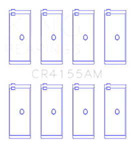 King Engine Bearings VW WA L4 / CH L4 Connecting Rod Bearing Set
