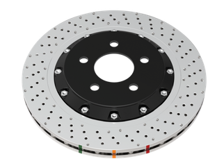 DBA 2021+ Toyota GR Yaris 5000 Series Drilled Front Brake Rotor