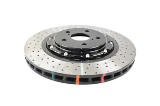 DBA 2021+ Toyota GR Yaris 5000 Series Drilled Front Brake Rotor