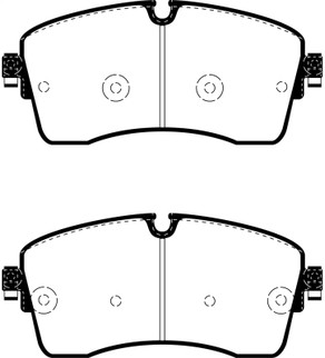 EBC 2018+ Jaguar E-Pace 2.0T Ultimax Front Brake Pads