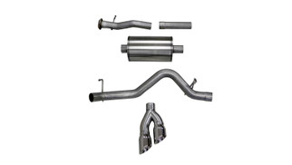 Corsa 2017-2022 Chevy Colorado 3.6L Extended Cab/ Long Bed Sport Cat-Back System Single Rear Exit