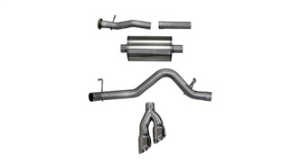 Corsa 2017-2022 Chevy Colorado 3.6L Extended Cab/ Long Bed Sport Cat-Back System Single Rear Exit