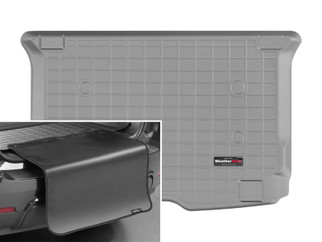 WeatherTech 14-17 BMW i3 Cargo Liners w/ Bumper Protector - Grey (Trim necessary for cargo mounts)