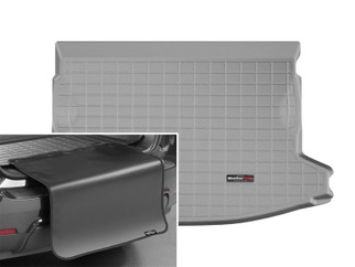 WeatherTech 2017+ Subaru Impreza Hatchback Cargo Liners w/ Bumper Protector - Grey