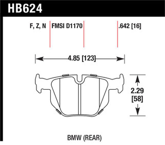 Hawk 06 BMW 330i/330xi / 07-09 335i / 07-08 335xi / 09 335d / 08-09 328i Performance Ceramic Street