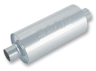 Borla Universal Performance 2.5in Inlet/Outlet Stainless Racing Muffler