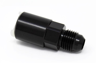 Torque Solution Push-On Quick Disconnect Adapter Fitting: 5/16IN SAE to -8AN Male Flare