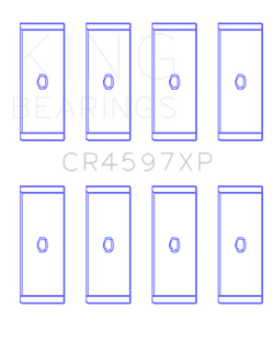 King Engine Bearings Volkswagen 1781cc Turbo/1984cc (Size .026) Connecting Rod Bearings (Set of 4)