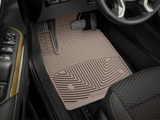 WeatherTech 2017+ GMC Acadia/Acadia Denali Front Rubber Mats - Tan