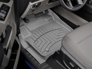 WeatherTech 2017+ Ford F-250/F-350/F-450/F-550 SuperCab/SuperCrew Front FloorLiner HP - Grey
