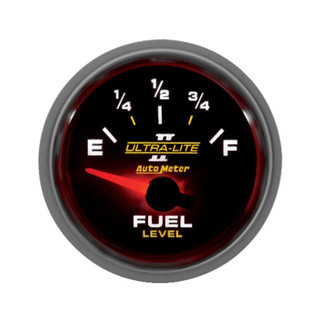 Autometer Ultra-Lite II 52mm 240-33 OHMS Short Sweep Electronic Fuel Level Gauge