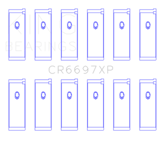 King Engine Bearings Nissan RB25/RB26 Performance Rod Bearing Set - Size STDX