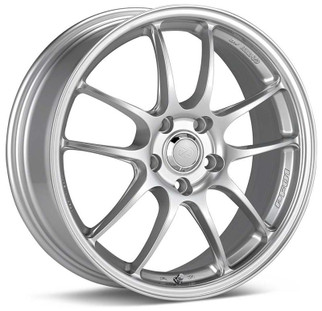 Enkei PF01SS 17x9 5x114.3 60mm Offset 75mm Bore Diameter Silver Wheel