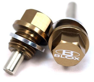 BLOX Racing Magnetic Drain Plug - Oil / 14x1.5mm (Fits Honda Mitsubishi Ford GM Mazda Suzuki)