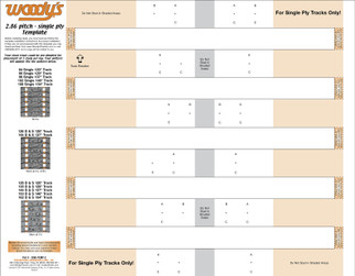 Stud Template 2.86" Single Ply