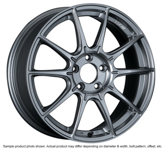 SSR GTX01 17x8 5x114.3 45mm Offset Dark Silver Wheel