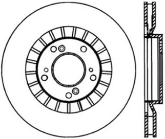 StopTech Power Slot 00-09 Honda S2000 CRYO Front Left Slotted Rotor