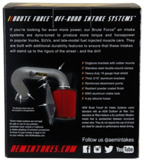 AEM Dryflow Conical Air Filter 6in Base OD x 3.5in Flange ID x 5.25in Height