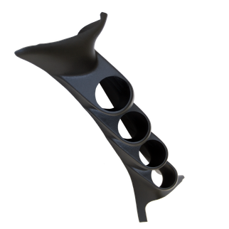 Autometer 99-07 Ford Super Duty Black 52mm Quad Pillar Pod