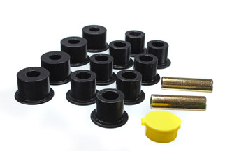 Energy Suspension 6/86-97 Nissan 720 & Hardbody Pickup 2WD Black Rear Leaf Spring Bushing Set