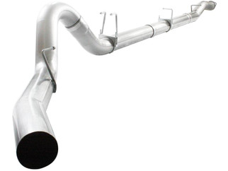 aFe Atlas Exhausts Mufflers Al Steel EXH Muffler 4 ID In/Out 8 Dia x 12L AL