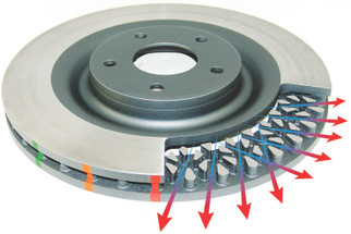 DBA 08+ EVO X Front T3 5000 Series Replacement Slotted Rotor w/o Hat