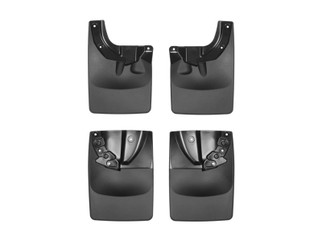 WeatherTech 2016 Toyota Tacoma No Drill Front & Rear Mudflaps - Models without Fender Flares